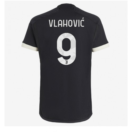 Juventus Dusan Vlahovic #9 Rezervni Dres 2023-24 Kratak Rukav